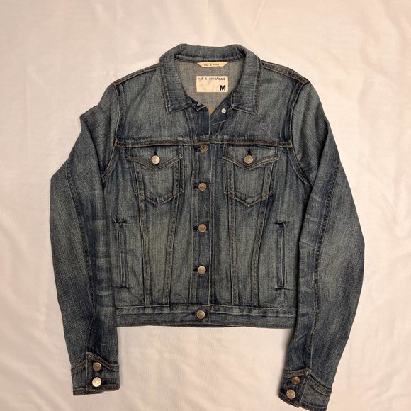 rag & bones Nico Denim Jacket - size M - Picture 10 of 12